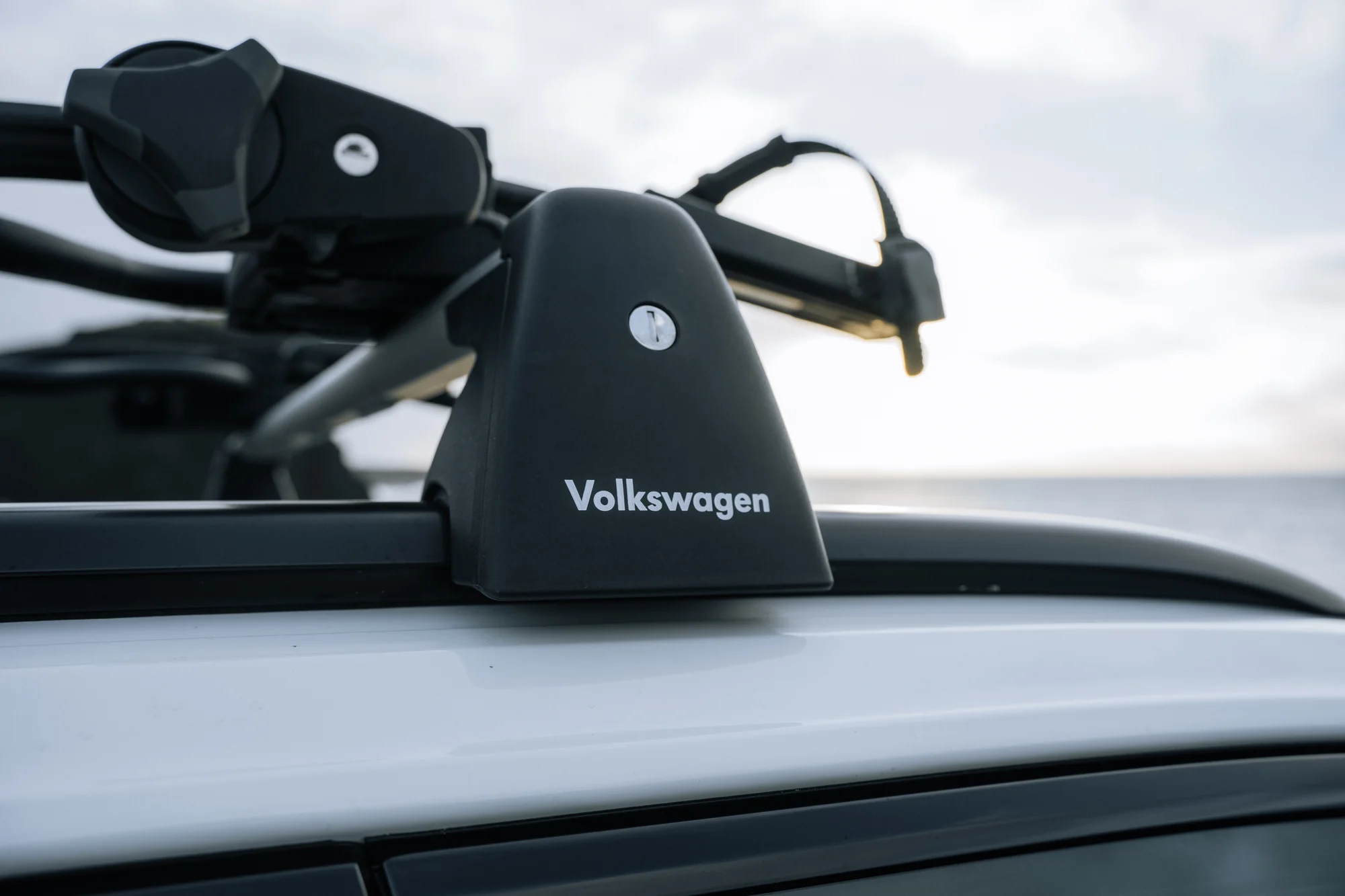Detail eines Volkswagen-Dachträgers